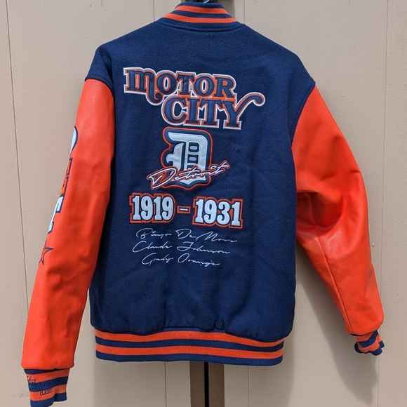 1919 Detroit Stars Baseball Negro League Varsity Jacket Headgear Classics Mens - Picture 7 of 14